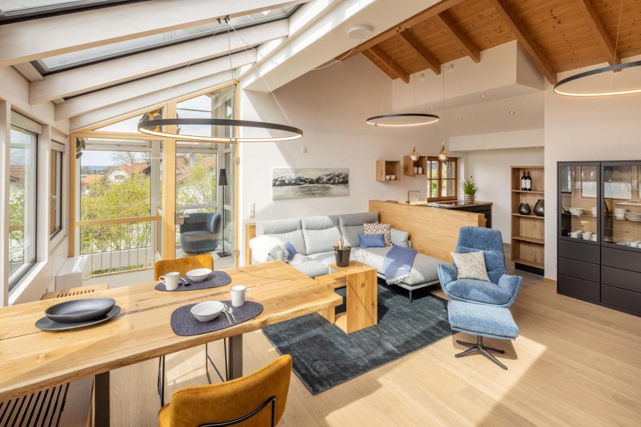 Stille X Weite - Hochwertige Wohnung Mit See-Panorama Kronburg Kültér fotó