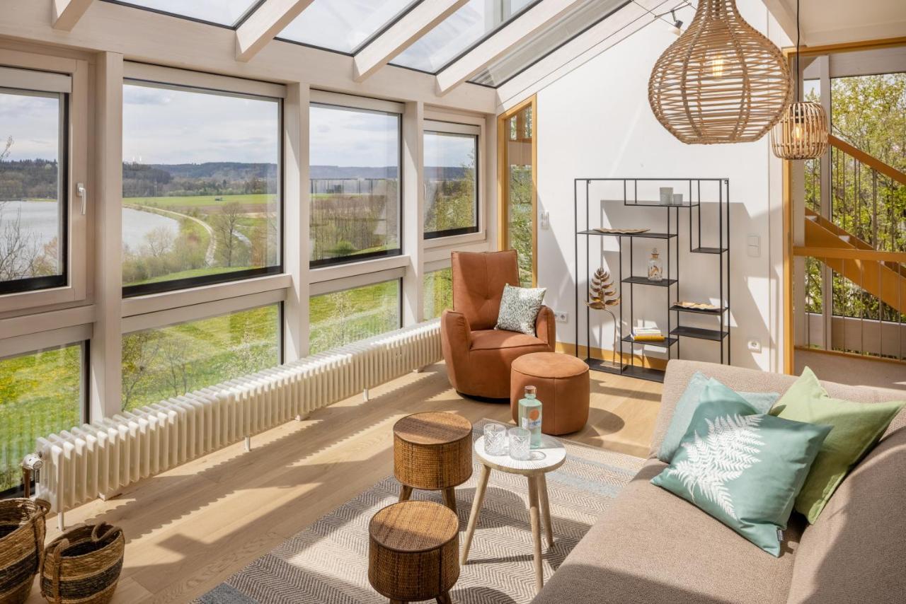 Stille X Weite - Hochwertige Wohnung Mit See-Panorama Kronburg Kültér fotó