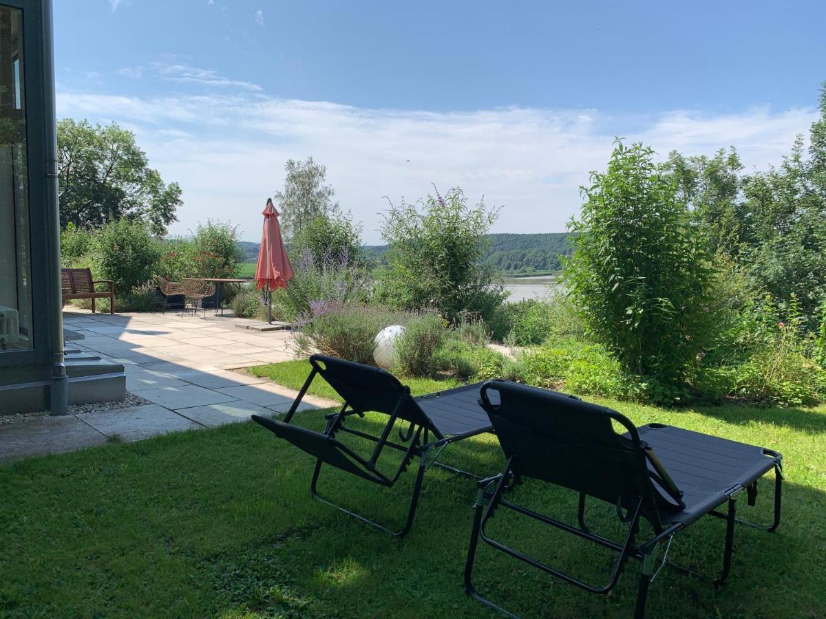 Stille X Weite - Hochwertige Wohnung Mit See-Panorama Kronburg Kültér fotó